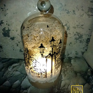 Lampion świąteczny na baterie