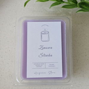 Sojowy wosk do kominka o zapachu Zimowa śliwka