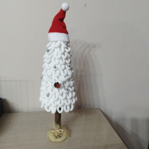 Choinka ze sznurka bawełnianego