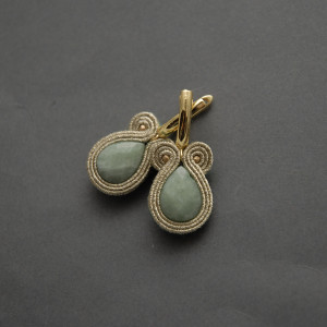 kolczyki sutasz z amazonitami