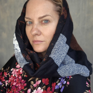 Komin patchworkowy  kolory ziemi