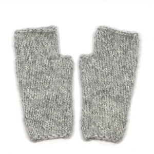 Mitenki Leokadia-bezszwowe rękawiczki bez palców z krótkim kciukiem