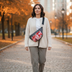 Nerka damska wodoodporna Emma wzór Kwiaty Ns01e-02