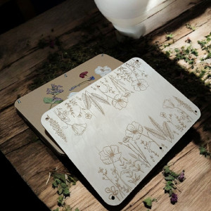 Praska/ zielnik do suszenia kwiatów