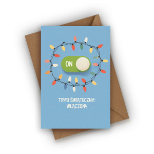 Kartka świąteczna- Tryb świąteczny WŁĄCZONY