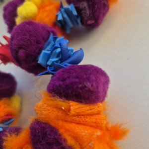 Klipsy duże na bazie koła