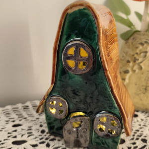 chatka ceramiczna - lampion