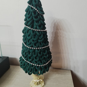 Choinka ze sznurka bawełnianego