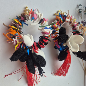 Klipsy duże na bazie koła