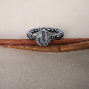 Pierścionek z agatem