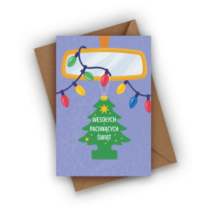 Kartka świąteczna- Wesołych i Pachnących Świąt