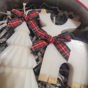 Zestaw upominkowy świec sojowych w puszce