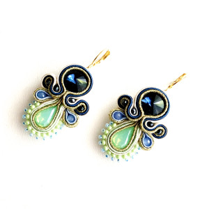 Sutaszowe kolczyki BRAGA