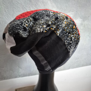 Czapka  patchworkowa Smerfetka