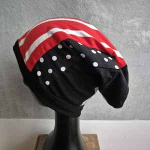 Czapka  patchworkowa Smerfetka