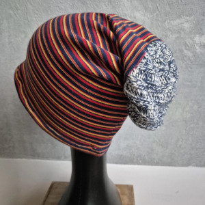 Czapka  w paski Smerfetka