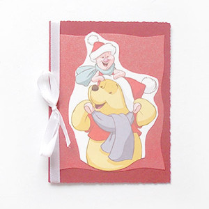 czerwone kartki świąteczne, Kubuś Puchatek kartki na święta Bożego Narodzenia, świąteczne kartki dla dzieci, Mikołajkowe kartki, kartki na Mikołaja, Boże Narodzenie kartki dla firm, karnety