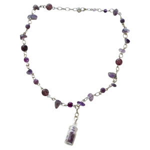 Naszyjnik ametyst