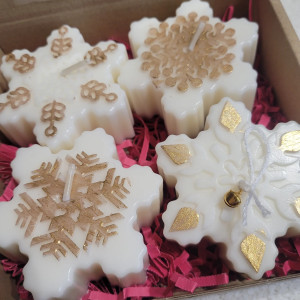 Zestaw upominkowy świec sojowych handmade