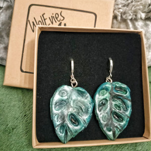 Kolczyki handmade z glinki polimerowej