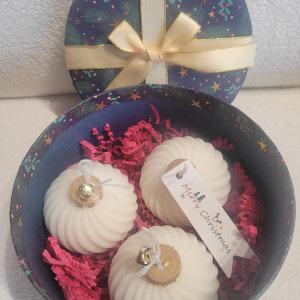 Zestaw upominkowy  świec sojowych