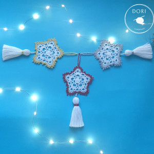 Szydełkowe gwiazdki z chwostami