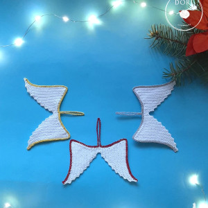 Szydełkowe " Skrzydła anioła"