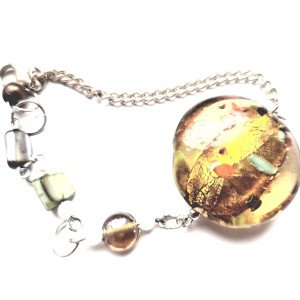 Bransoletka ze szkłem weneckim