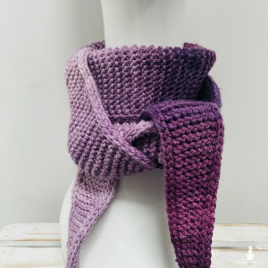 Ręcznie robiony ciepły szalik komin otulacz Sophie