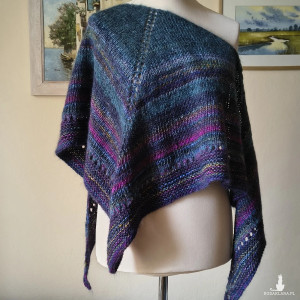 Z japońską Noro - oryginalna, szlachetna, wyjątkowa chusta