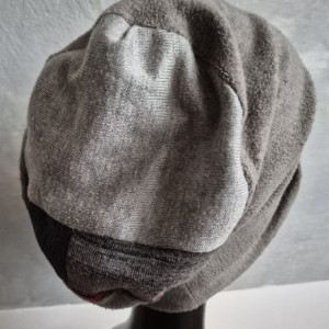 Czapka smerfetka szara