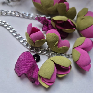 Klipsy kwiaty lekkie