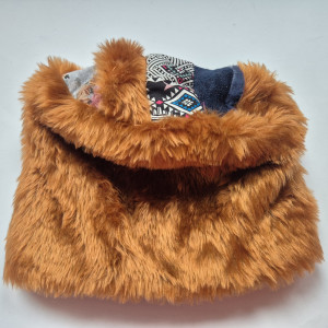 Futrzana  sztuczne futro ruda