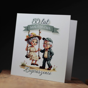 Zaproszenie - 50 rocznica ślubu