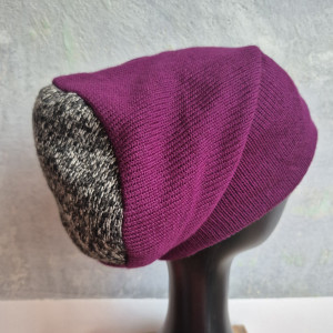 Czapka damska Smerfetka fioletowa