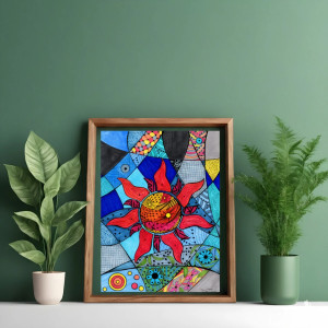 22. UPAŁ - rysunek, plakat.