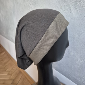 Czapka damska  meska Smerfetka szara