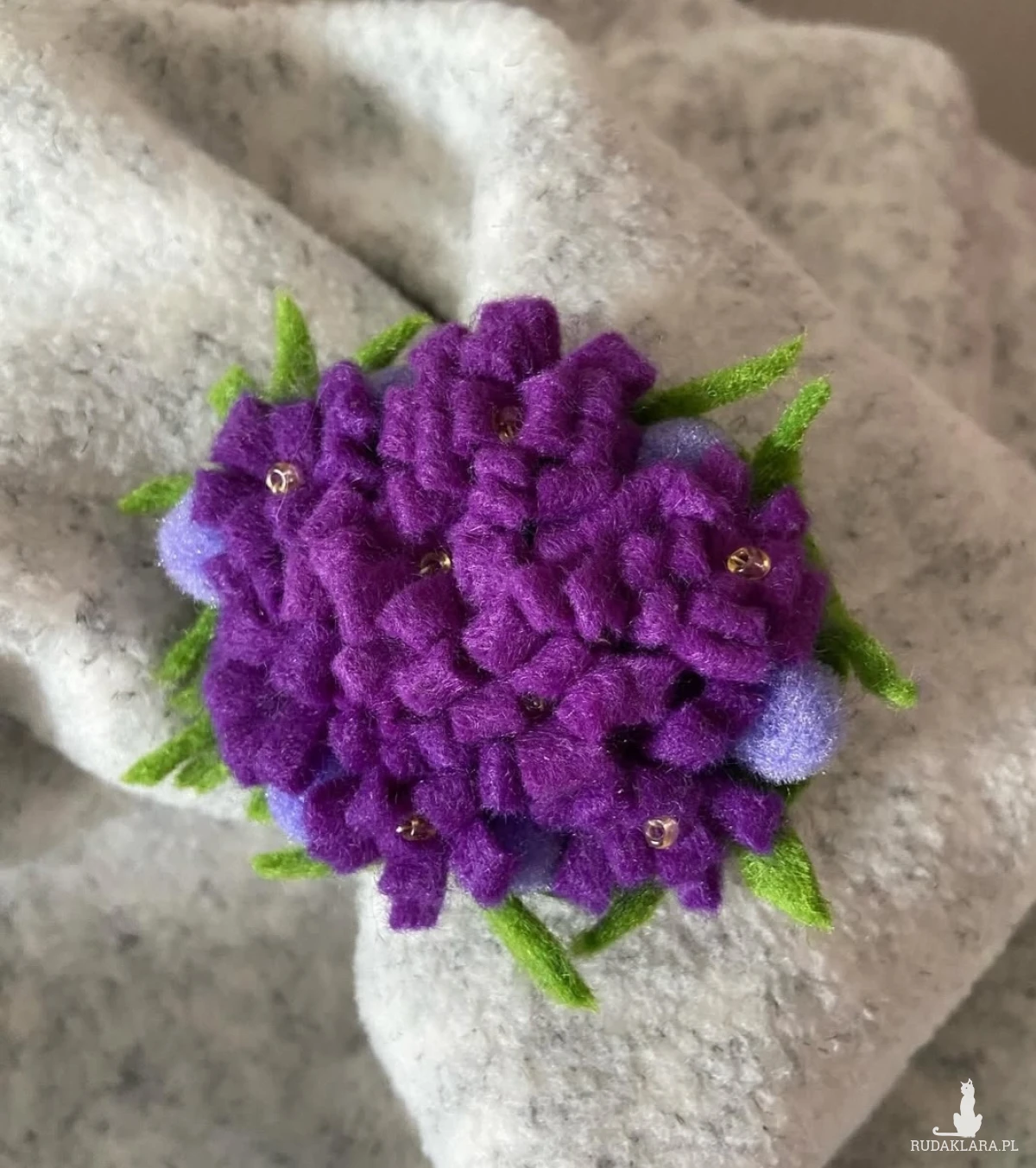 Bukiecik z filcu
