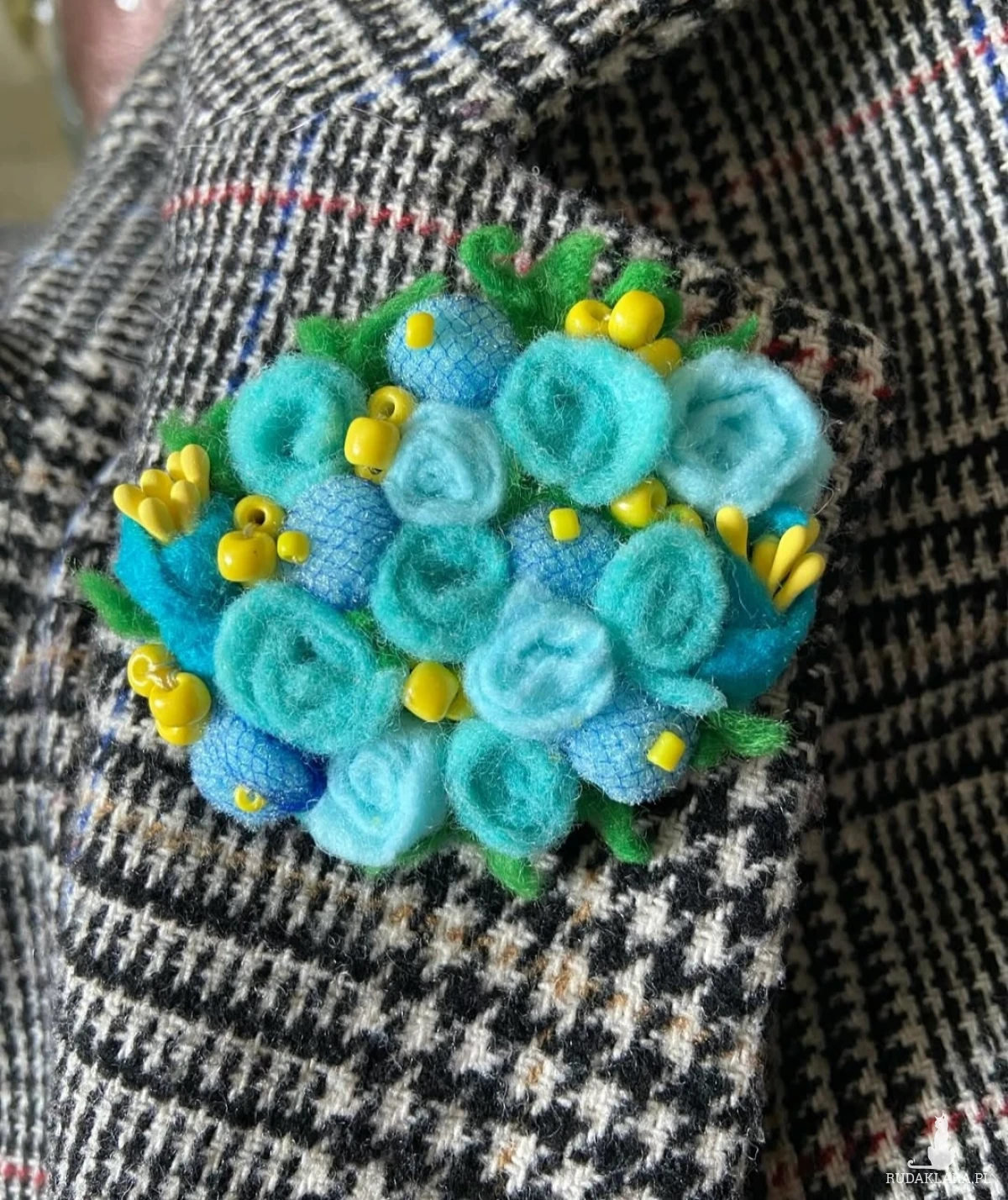 Bukiecik z filcu
