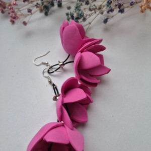 Kolczyki kwiaty leciutkie