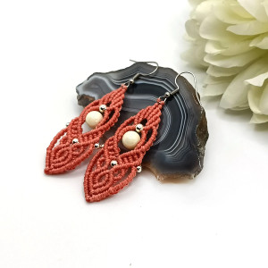 "NAOMI" kolczyki makramowe