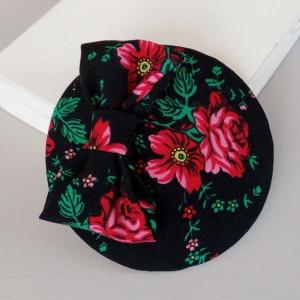 Fascynator w kwiaty folk