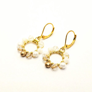 Wiszące kolczyki koła 2