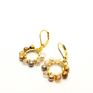 Wiszące kolczyki koła 5