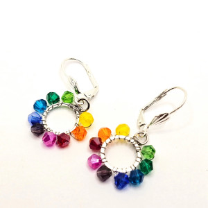 Wiszące kolczyki koła 11