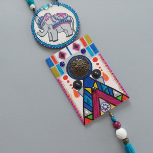 Dekoracja ścienna z motywem słonia