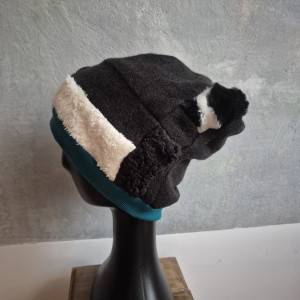 Czapka Smerfetka patchworkowa