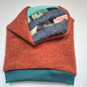 Czapka Smerfetka pomarańczowa zimowa