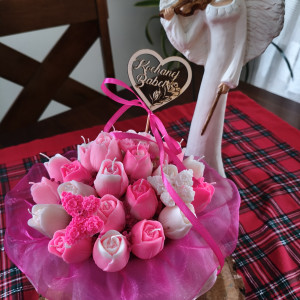 Box z naturalnych świec sojowych na Dzień Babci