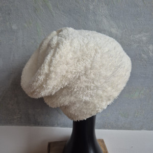 Futrzana  sztuczne futro biała